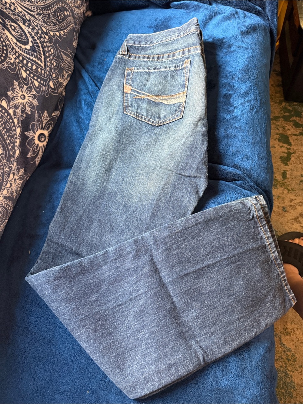 Ariat Blue Relaxed Bootcut Denim Jeans